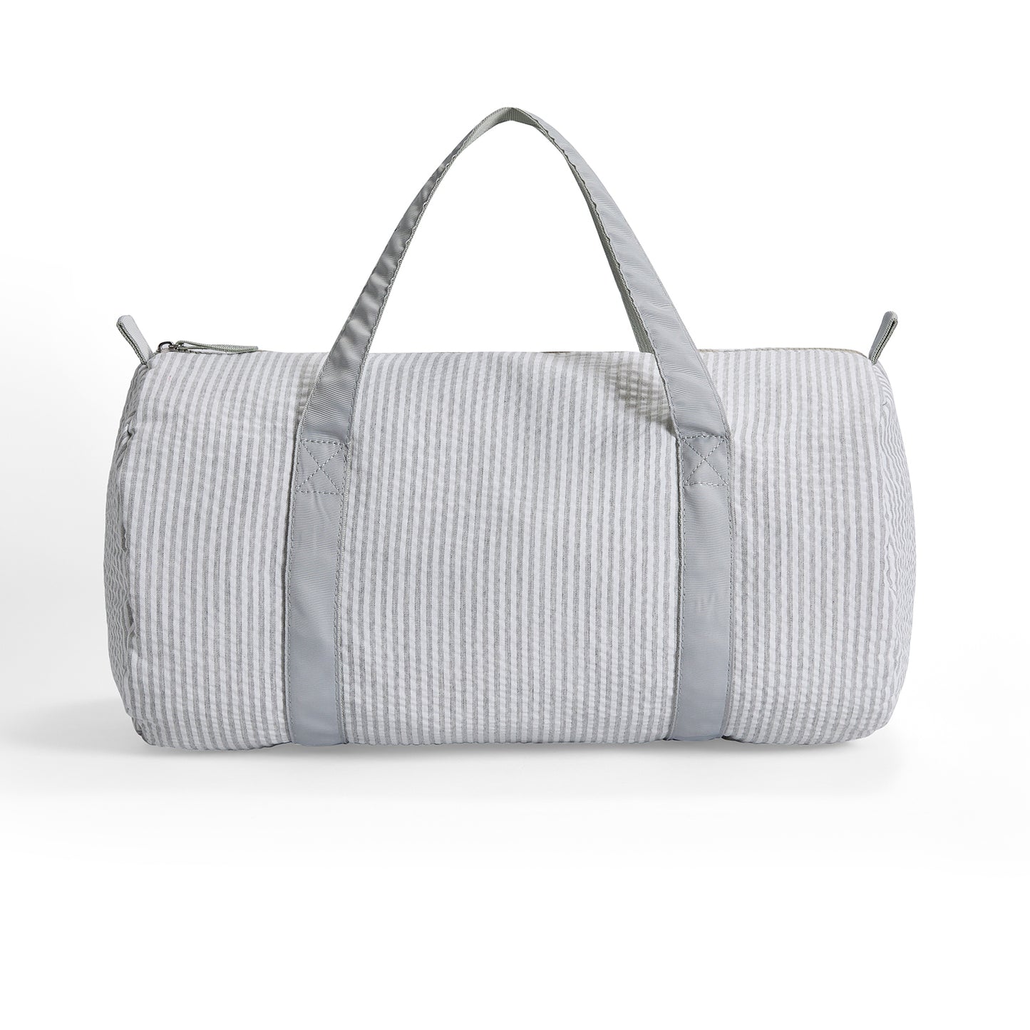 25Pcs Free Shipping Gray Seersucker Duffle Bag Small Size Kids Toddler Weekend Travel Bag