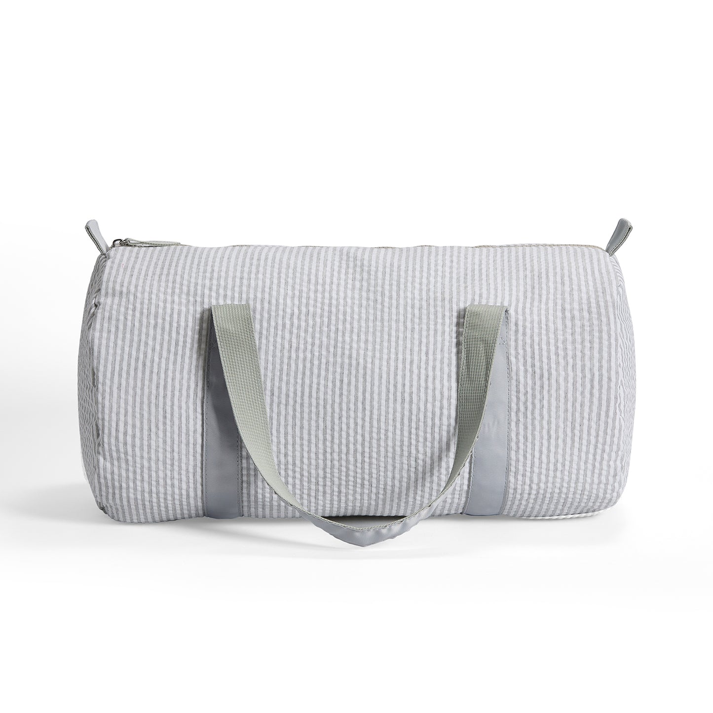 25Pcs Free Shipping Gray Seersucker Duffle Bag Small Size Kids Toddler Weekend Travel Bag