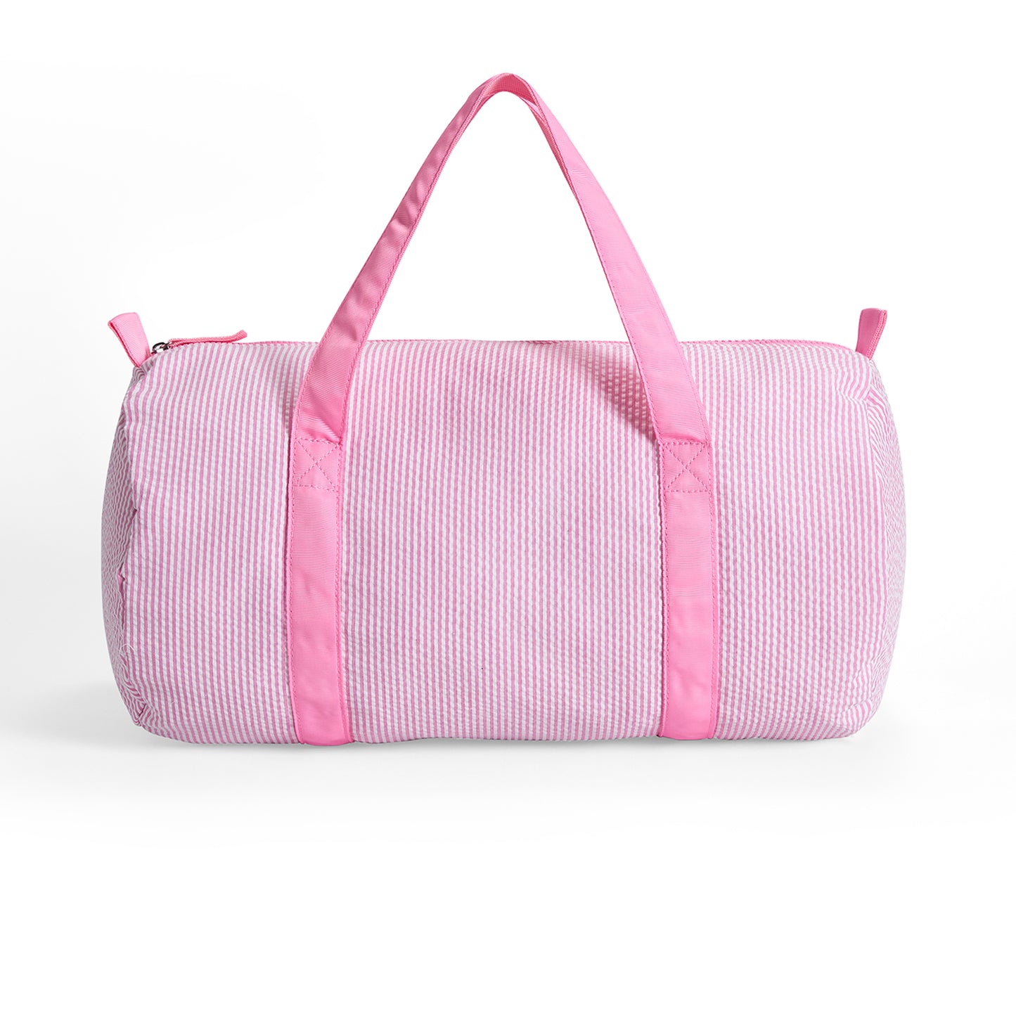 25Pcs Free Shipping Pink Seersucker Duffle Bag Small Size Kids Toddler Weekend Travel