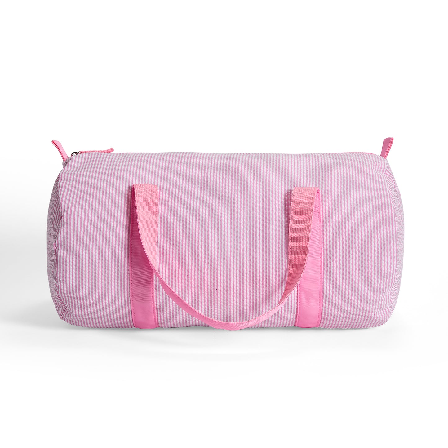 25Pcs Free Shipping Pink Seersucker Duffle Bag Small Size Kids Toddler Weekend Travel
