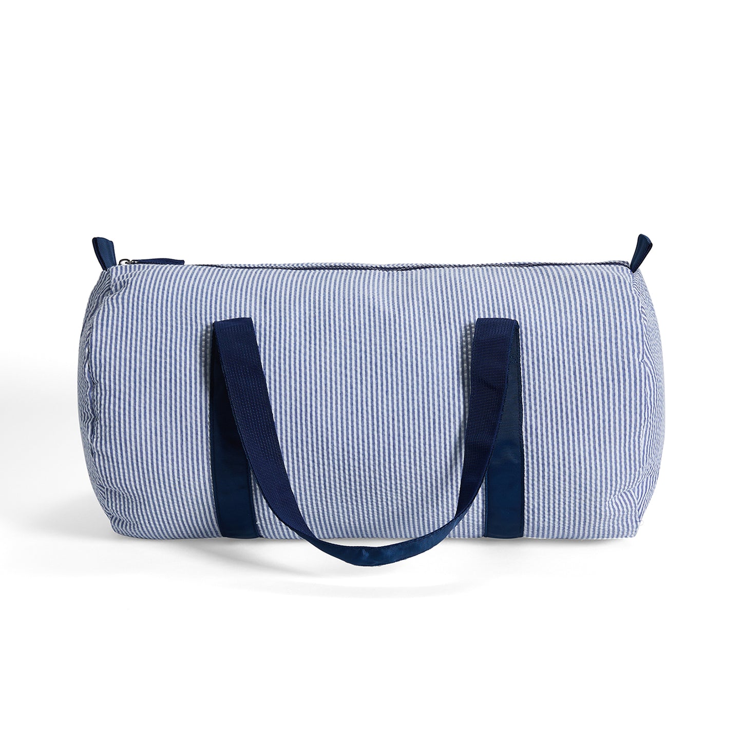 25Pcs Free Shipping Navy Seersucker Duffle Bag Small Size Kids Toddler Weekend Travel