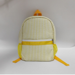 25Pcs Free Shipping Kid Preschool Backpack Yellow Seersucker Backpacks Cute Toddler Bookbag For Kids