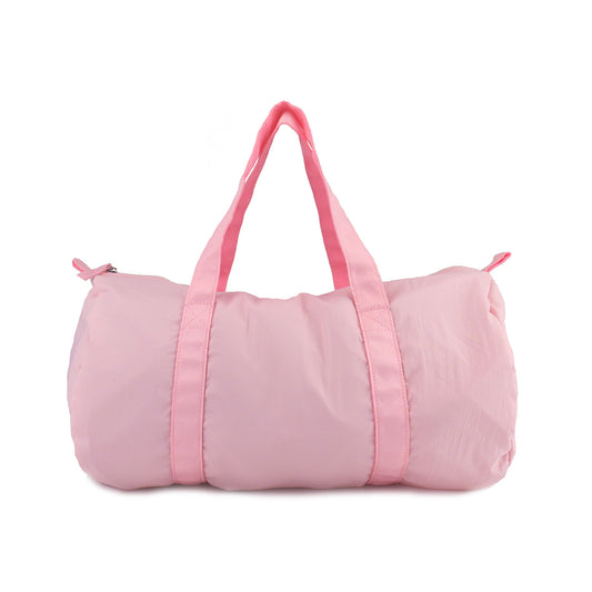 25Pcs Free Shipping Pink Water Resistant Duffle Bag Kids Toddler Weekend Travel Bag