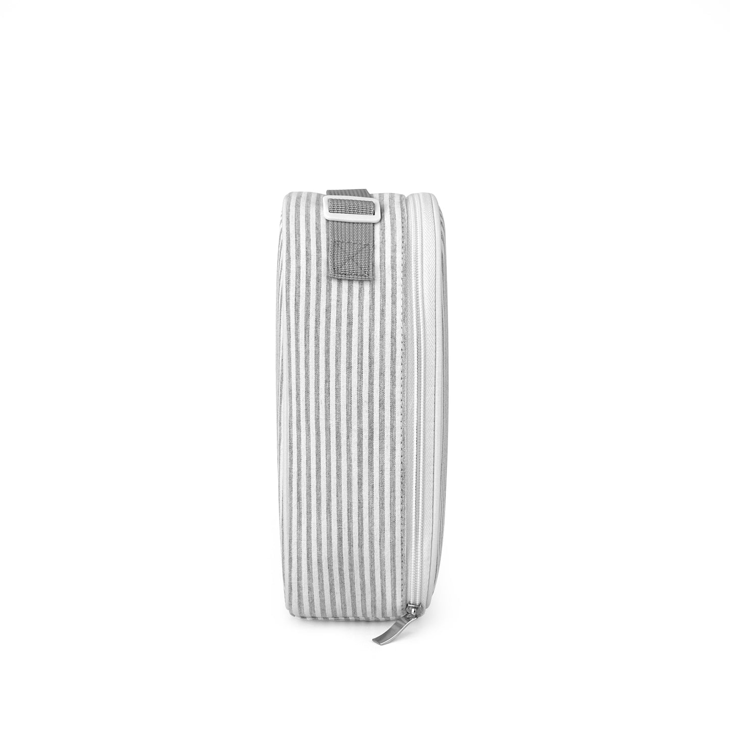 25Pcs Free Shipping Gray Seersucker Lunch Box Striped Food Bag for Daily Use Cooler Bag