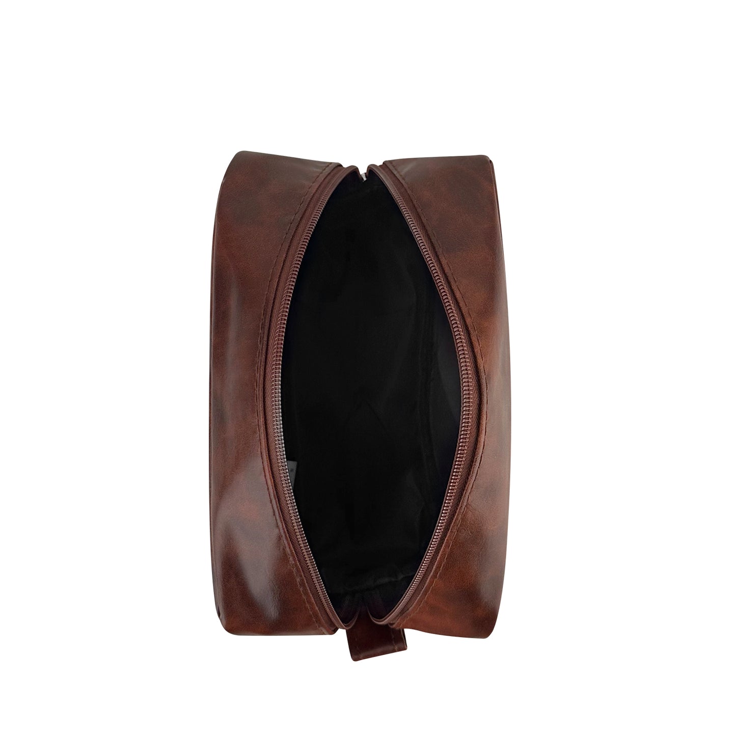 25Pcs Free Shipping Dark Brown Shaving Bag Toiletry Case Cosmetic Bag