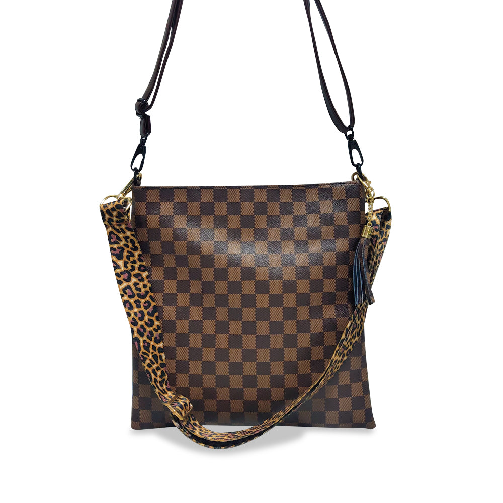 10Pcs Free Shipping Women Crossbody Purse Coffee Shoulder Bag with Guitar Strap