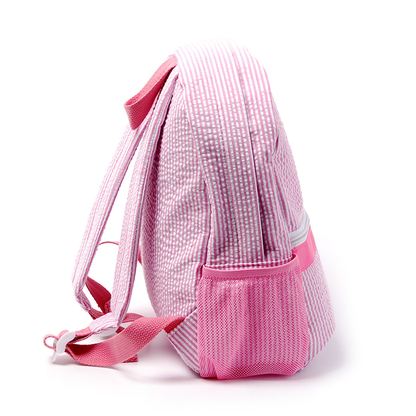 25Pcs Free Shipping Kid Preschool Backpack Pink Seersucker Backpacks Cute Toddler Bookbag For Kids