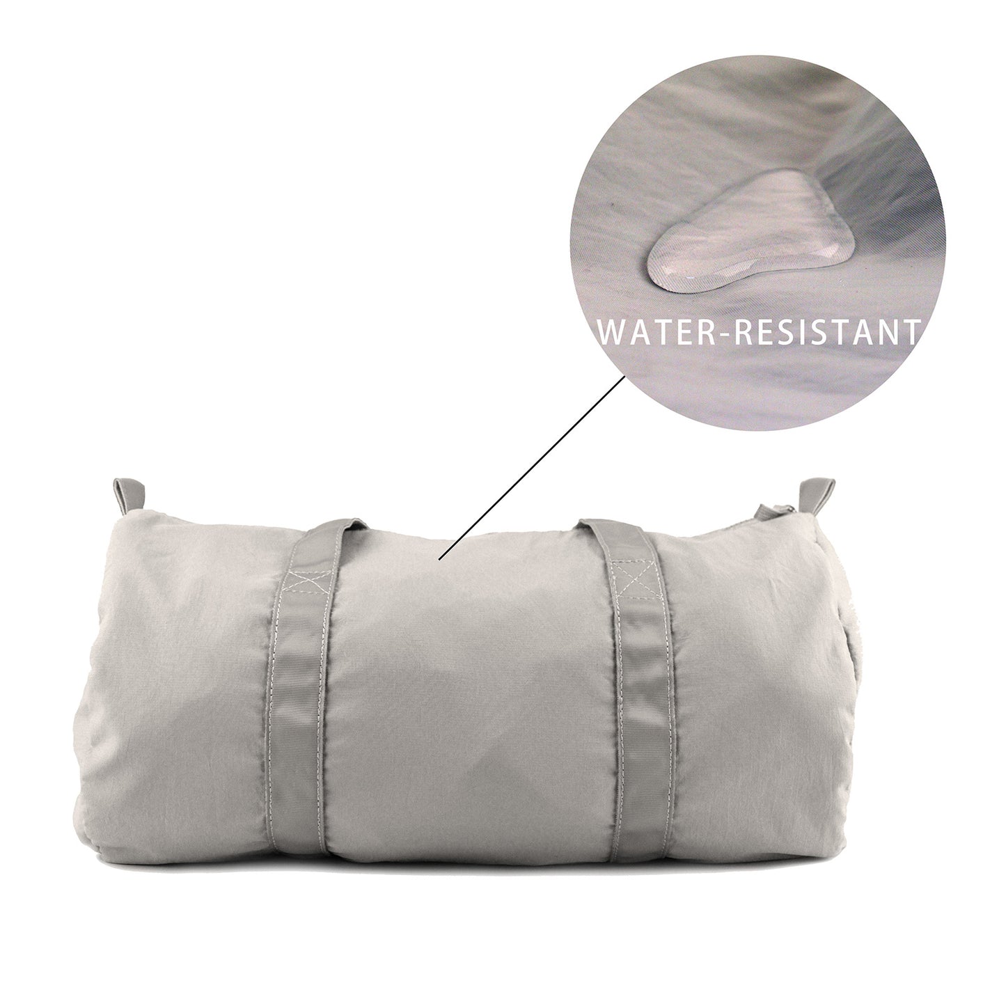 25Pcs Free Shipping Gray Water Resistant Duffle Bag Kids Toddler Weekend Travel Bag