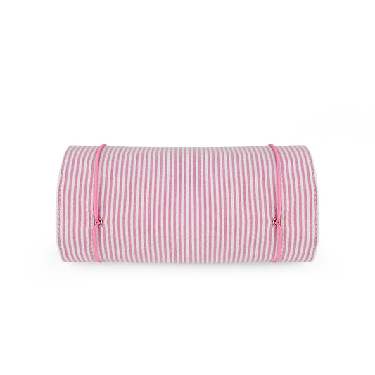 20Pcs Seersucker Roll up Organizer Bag Pink Makeup Bag Mesh Bag Inside Travel Bag