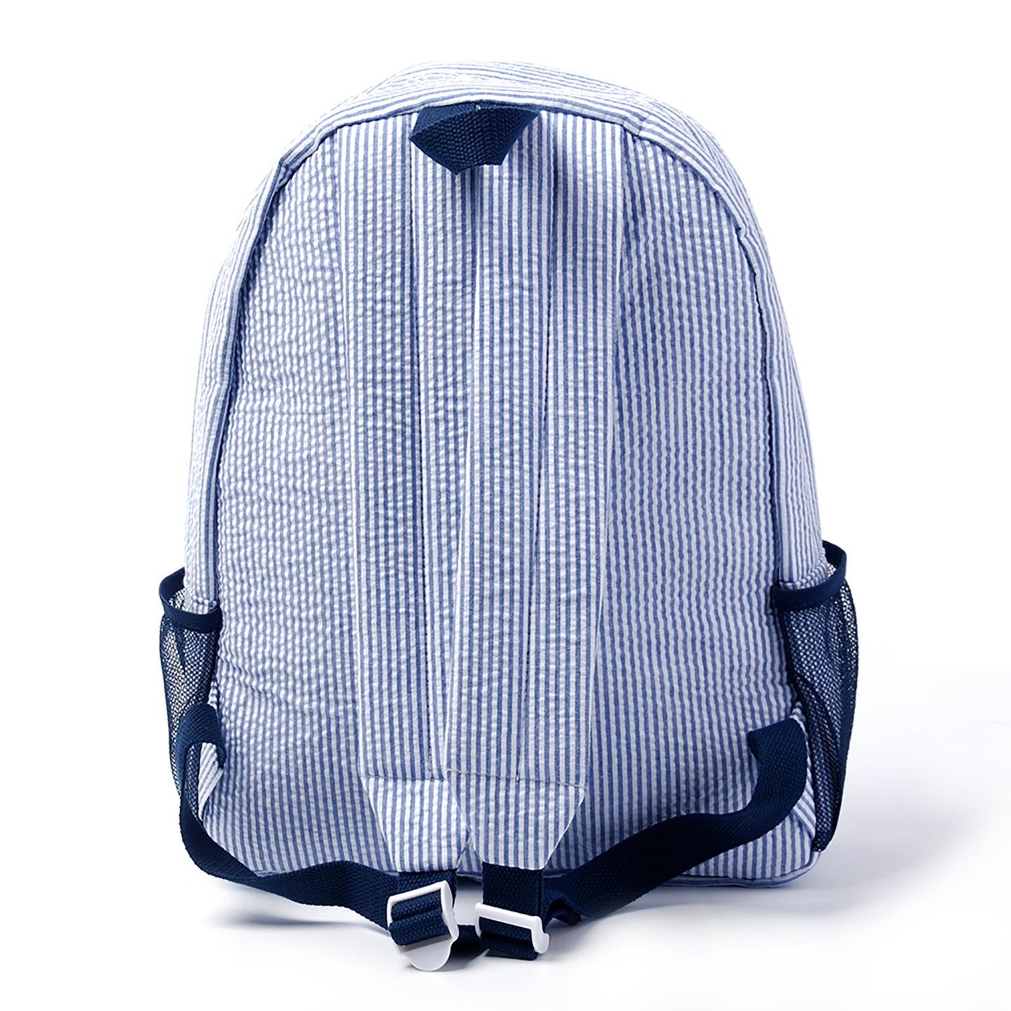 25Pcs Navy Backpack School Seersucker Full Size Backpack
