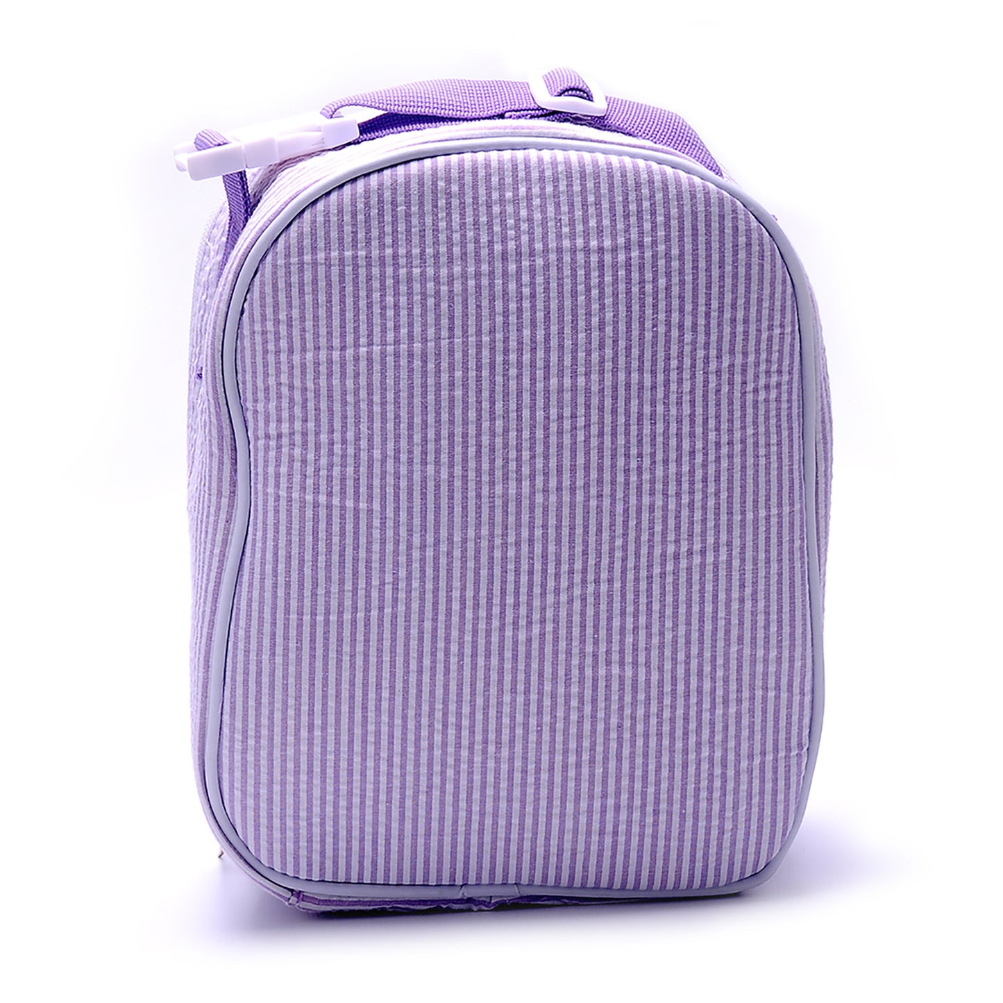 25Pcs Free Shipping Purple Seersucker Lunch Box Striped Food Bag for Daily Use Cooler Bag