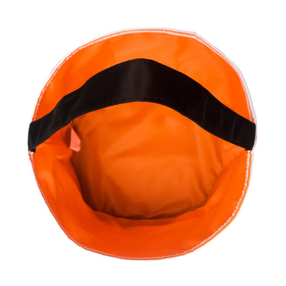 25Pcs Halloween Holiday Free Shipping Orange White Stripes Candy Bucket