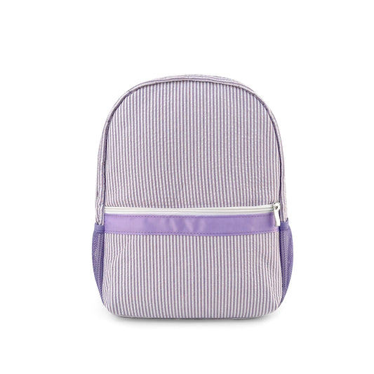 25Pcs Free Shipping Kid Preschool Backpack Purple Seersucker Backpacks Cute Toddler Bookbag For Kids