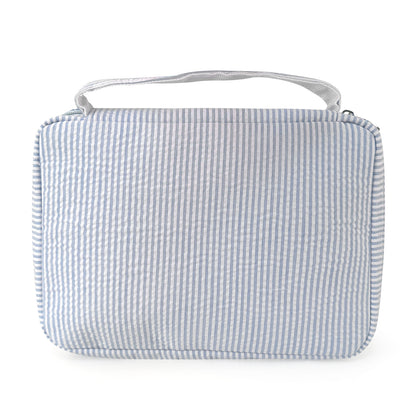 25Pcs Baby Blue Seersucker Bible Cover Bag Seersucker Bible Case