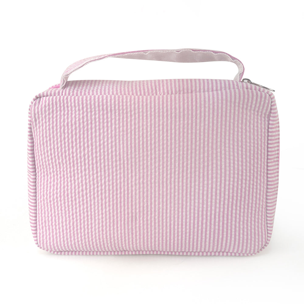 25Pcs Pink Seersucker Bible Cover Bag Seersucker Bible Case