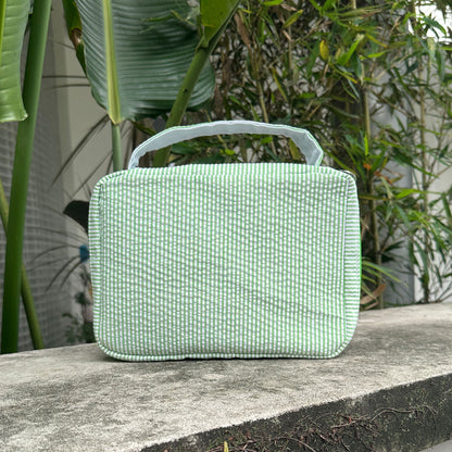 25Pcs Green Seersucker Bible Cover Bag Seersucker Bible Case