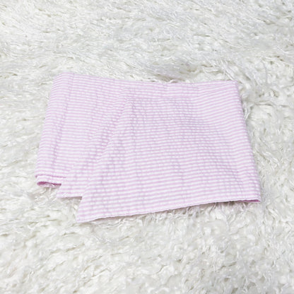 25Pcs Free Shipping Seersucker Swaddle Sashes Baby Pink Seersucker Newborn Swaddle Sash